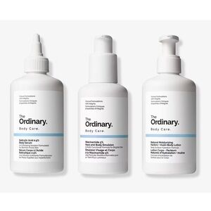 NEW The Ordinary 3 Piece Full Size Skincare Body Care Set Bundle